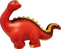 Top hars dinosaur rood/oranje